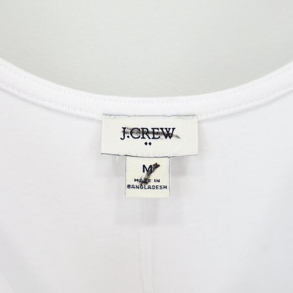 J.Crew Factory Striped Tiered Knit Mixy Midi Dress Green White Size Medium NWT - Picture 4 of 8